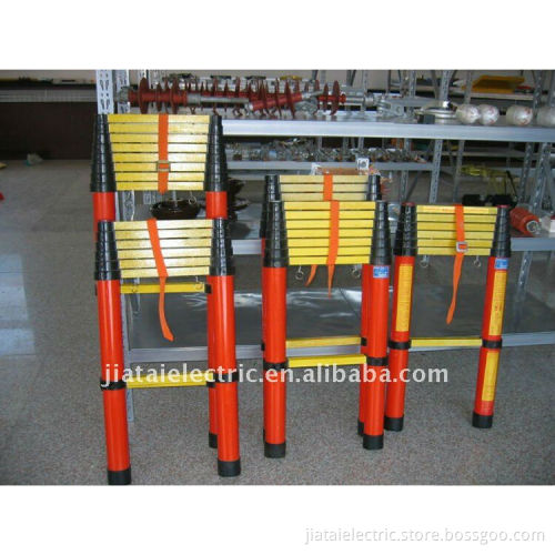 2m-3.8m fiberglass telescopic ladder (our patent product)